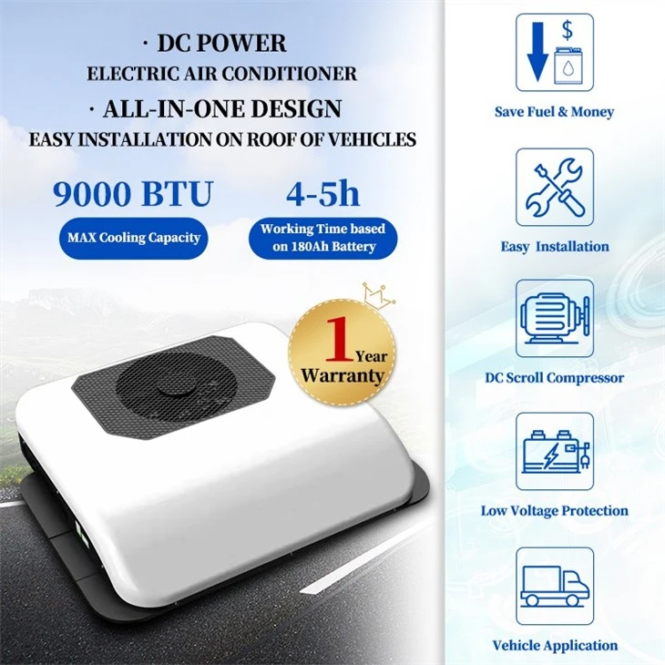 Roof Mounted Truck Parking Air Conditioner